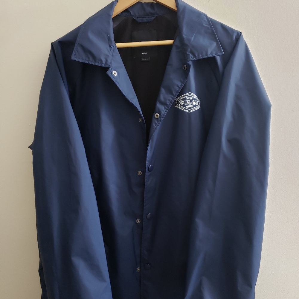 Navy coach jacket